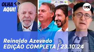 Reinaldo Azevedo ao vivo Lula no Brics apoio envergonhado de Bolsonaro a Nunes foragidos 81 e [upl. by Adriaens586]