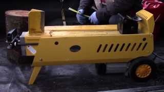 Discussion  Demonstration of the Power Kraft  Power Kraft 7 ton Log Splitter [upl. by Fedirko]