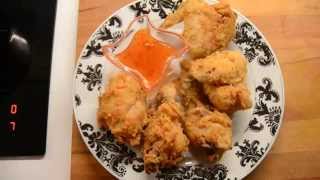 SÅDAN LAVER VI SPRØD KYLLING FRIED CHICKEN [upl. by Ahsimak]