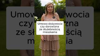 Umowa dożywocia a darowizna ze służebnością mieszkania zachowek [upl. by Claudelle120]