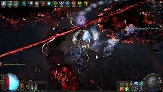 Path of Exile Vaal Summon Skeleton Mage 323 [upl. by Oironoh]