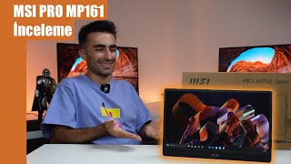 MSI PRO MP161 Taşınabilir Monitör İncelemesi [upl. by Smukler465]