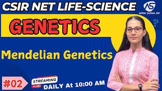 Mendelian Genetics  Unit 8  CSIRNET LIFESCIENCE apnasapnajrf [upl. by Anaili]