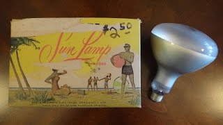 Kenmore 275watt Sun Lamp MV Light Bulb [upl. by Olenolin41]