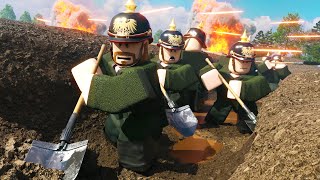 First Ever ROBLOX WW1 Trench Warfare Simulation in Roblox Entrenched War [upl. by Gavra]