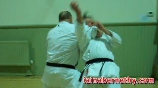 Practical Kata Bunkai 4 bunkai based finishes from behind the enemy [upl. by Angie]