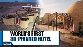 World’s First 3DPrinted Hotel Is Taking Shape In Texas  technology hotel texas 3dprinting [upl. by Nuahsak]