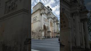 GERMANY MUNICH CITY TRIUMPHAL ARCH ГЕРМАНИЯ МЮНХЕН ТРИУМФАЛЬНАЯ АРКА shorts munich germany city [upl. by Aicrag]