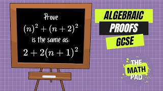 Learn Quadratics Algebraic Proofs and Expanding Brackets  GCSE  Edexcel  Higher amp Foundation [upl. by Aubree191]