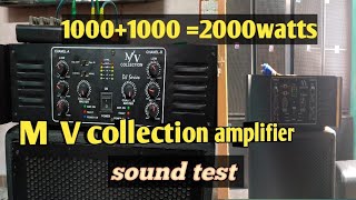 MV collection amplifier sound test [upl. by Cirdek]