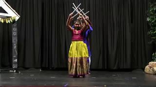 Kannada Rajyotsava SKK 2019 Nimbiya Kolata and Patta Dance [upl. by Fira]