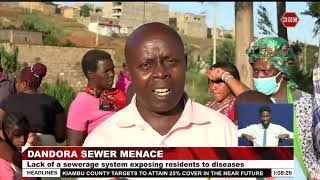 Residents of Dandora decry lack of a sewerage system [upl. by Annoif]