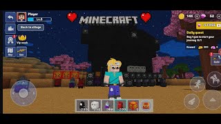 MINECRAFT VILLAGR  NEW UPDATE  The Black House [upl. by Hegyera808]