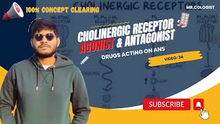 cholinergic agonists I cholinergic antagonist I gpat preparation [upl. by Fauch]