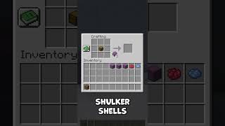 How to craft a SHULKER BOX in Minecraft Tutorial minecrafttutorial minecraft [upl. by Yelrak277]