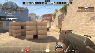 CS 2  PS5 Controller gyromotion aim  No Aim Assist  Deathmatch [upl. by Pincus]