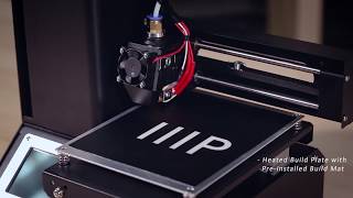 Monoprice Select Mini 3D Printer v2  Unboxing Setup and HowTo First 3D Print [upl. by Kcirdle]