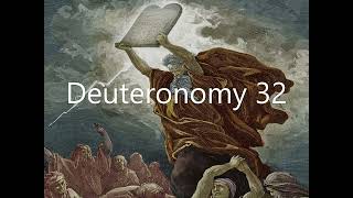 Deuteronomy Chapter 32 Song of Moses KJV [upl. by Eiroc]