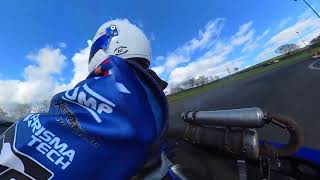 Whilton Mill FastR round 2  Insta360 video of final practice outlap  25 March 2023 [upl. by Otreblasiul]