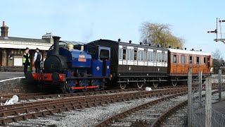 Buckinghamshire Railway Centre  February 19th Half Term Steaming 2023 [upl. by Nnalyrehc]