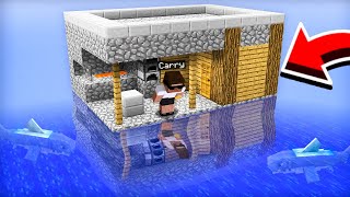 Best of Escaping from Middle of Ocean in Minecraft [upl. by Rafaelia]