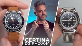 CERTINA DS PH200M ⌚️CERAMIC vs RED 🔴 HAND [upl. by Neurath330]