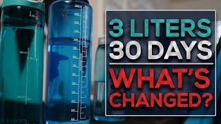 I Drank 3 Liters of Water for 30 Days [upl. by Emmye]