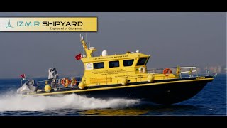 Izmir Shipyard AS  HDPE Patrol Boat IZ1600 [upl. by Hterrag54]