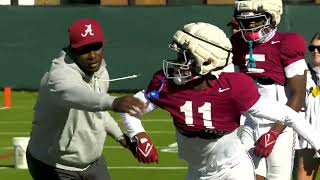 Highlights from Tuesday practice of Mercer week  Alabama Football [upl. by Haslett]