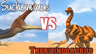 Suchomimus vs Therizinosaurus Talking Version [upl. by Gambell]