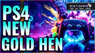 New Gold Hen for New PS4 Jailbreak  Full and Fast Tutorial [upl. by Sivatnod]