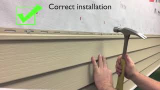 Kaycan Vinyl Siding Installation Tips Oil Canning [upl. by Nos]