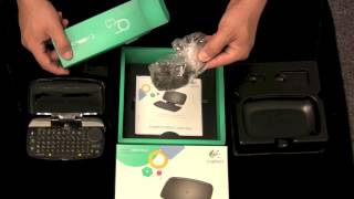 Unboxing the Logitech Revue Mini Google TV Remote Control [upl. by Novah]