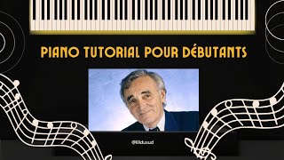 Apprendre quotEmmenez Moiquot au piano Tuto [upl. by Edwyna]