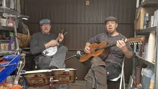 Bootleggers blues played on a big old Stella 12 string and 1970 Dobro mandolin [upl. by Aimaj]