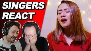 Singers React to Morissette Amon  Memory Live  Reaction [upl. by Hacissej]