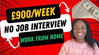 £900WEEK DATA ENTRY JOBS  NO INTERVIEW NEEDED  WORK FROM HOME ANYWHERE IN THE WORLD 🏡 [upl. by Feer]