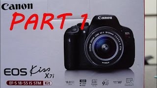 Canon EOS kiss x7iを開封ヤデ！ PART 1 [upl. by Gnoz740]