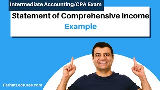 Statement of Comprehensive Income  Reclassification Adjustment  Intermediate accounting CPA Exam [upl. by Euhc]