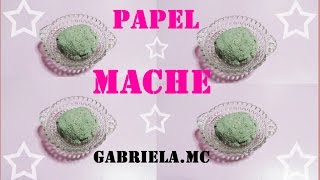 les enseño como yo realizo el PAPEL MACHE [upl. by Frodina]