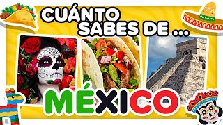 ¿Cuánto sabes sobre México 🤯🇲🇽🌮  Cosas que debes saber de México  PlayQuiz  Cultura General [upl. by Lawlor502]