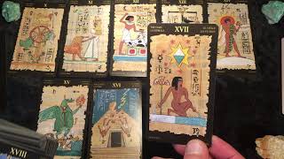 Egyptian Tarot by Lo Scarabeo – Tarot deck review  Egyptian Tarot artwork by Silvana Alasia [upl. by Margery643]