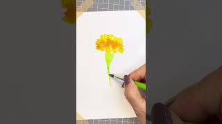 Easy watercolor carnation watercolor artdaily carnation [upl. by Portie265]