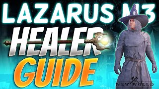 Lazarus Instrumentality M3 Healing Guide  New World In Depth Build  High Score Run [upl. by Adym]