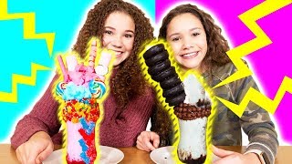 Haschak Sister vs Haschak Sister ULTIMATE Milkshake Challenge [upl. by Notniv765]