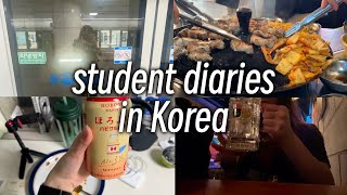 days before June mocks in Korea cramming for exams what I eat hanging out with friends  EP7 [upl. by Hillel]