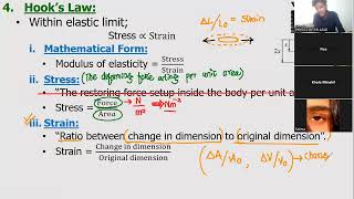 hookes law solid state physics [upl. by Ibur]