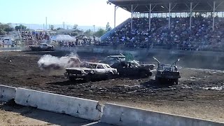 Colusa County Derby Stock Class DemolitionDerby Crash SendIt [upl. by Feucht]