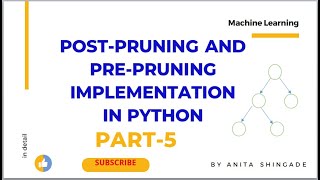 Decision Tree Post Prunning and Pre Prunning Implementation In Python [upl. by Nylarak451]