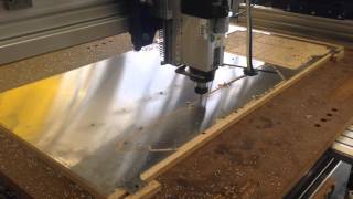 ShopBot Buddy milling aluminum [upl. by Singh]